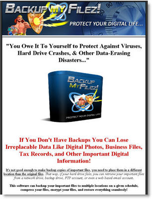 Product picture Backup My Filez Full - Master Resell Rights